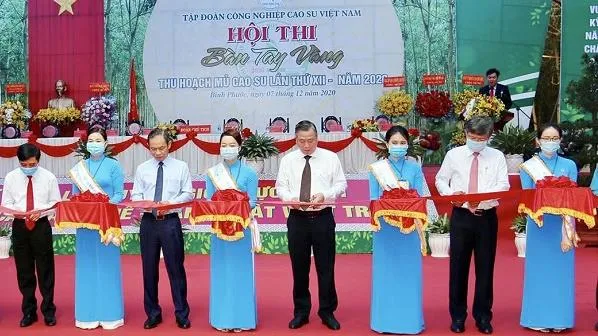 Khai mạc Hội thi bàn tay vàng thu hoạch mủ cao su lần thứ 12 năm 2020