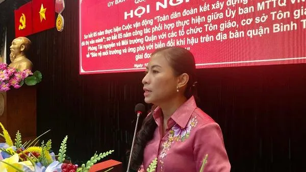 Bình Tân: Thực hiện tốt Cuộc vận động ‘‘Toàn dân đoàn kết xây dựng nông thôn mới, đô thị văn minh’’ và “Toàn dân tham gia bảo vệ môi trường”