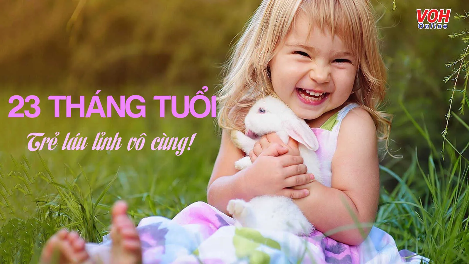 Bé 23 tháng tuổi: Thể chất và nhận thức thay đổi vượt bậc