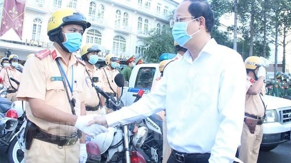 Ra quân bảo đảm an ninh trật tự Đại hội đại biểu toàn quốc lần thứ XIII của Đảng và Tết Nguyên đán Tân Sửu 2021