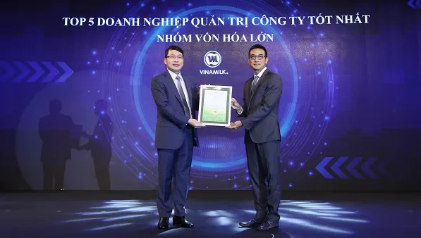 Vinamilk dẫn đầu tại Việt Nam và thuộc top của ASEAN về quản trị công ty