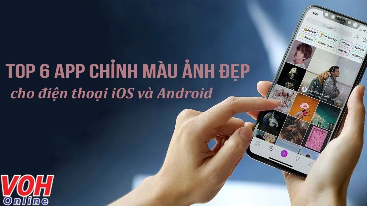 Top 6 app chỉnh màu ảnh đẹp cho điện thoại iOS và Android