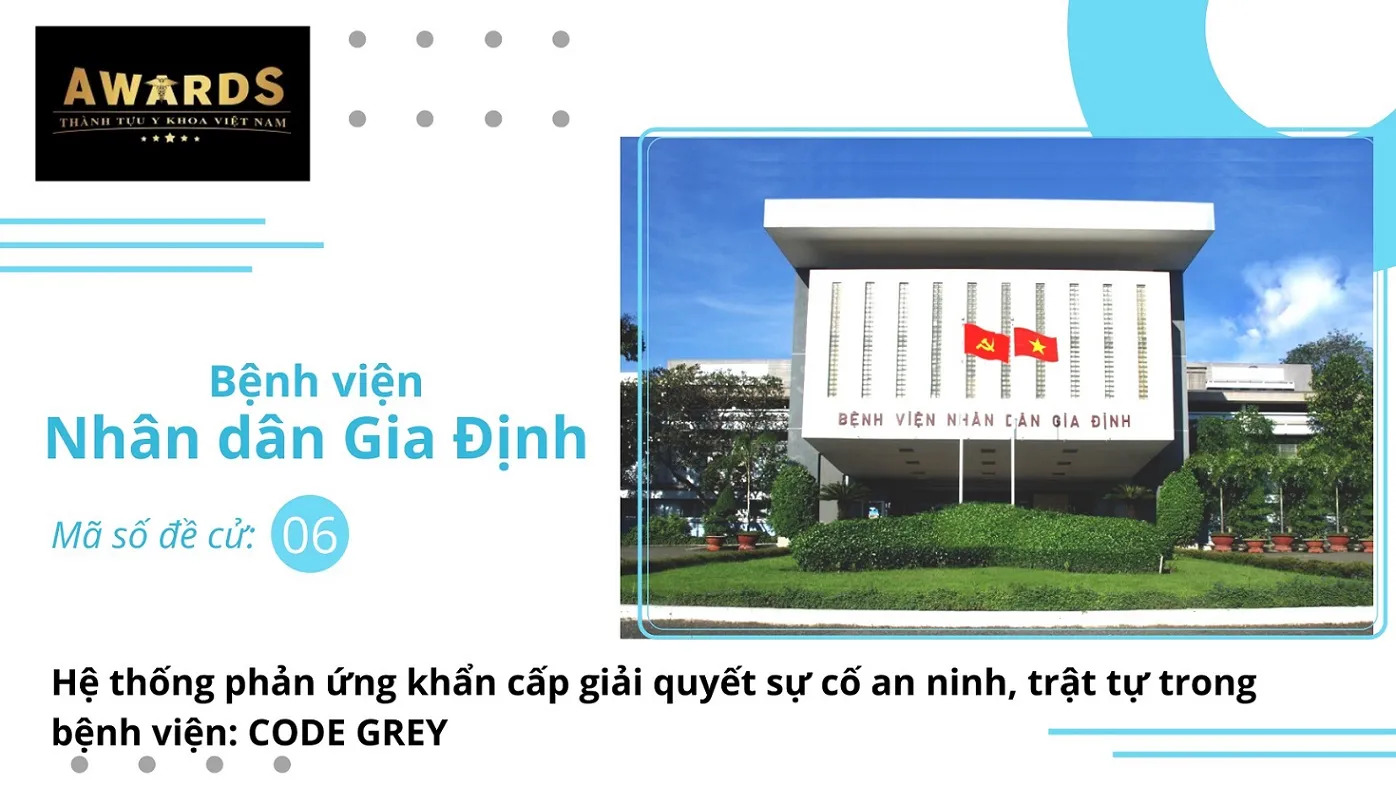 Code Grey: bảo đảm an ninh trật tự trong môi trường bệnh viện- BV Nhân dân Gia định