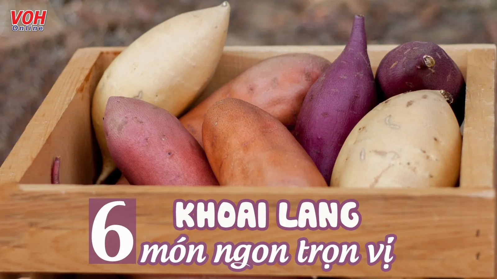 6 món ăn từ khoai lang thơm ngon dễ làm