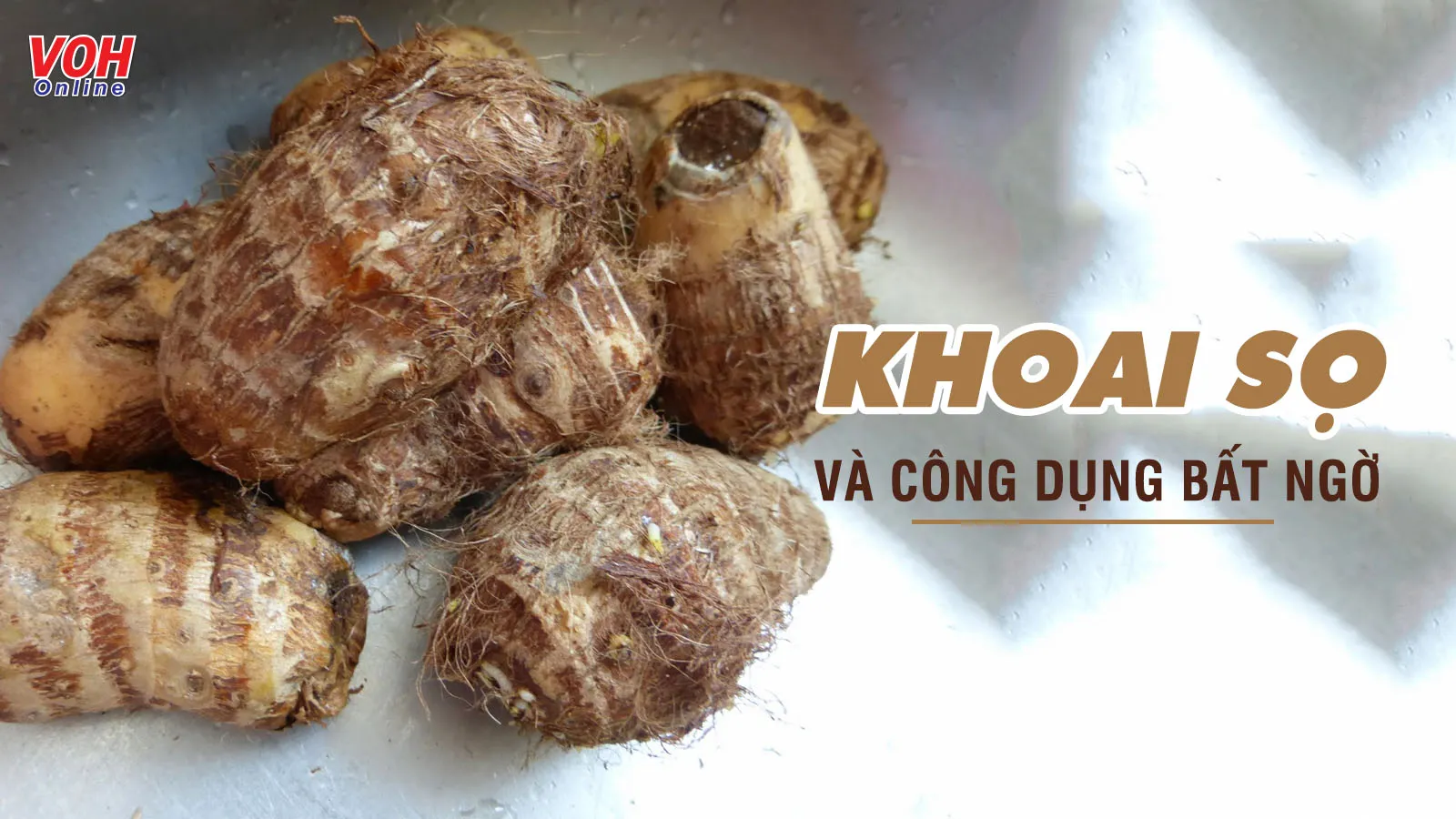 7 tác dụng của khoai sọ, người sành ăn chưa chắc đã biết