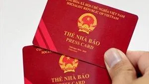 Bộ Thông tin và Truyền thông công bố mẫu thẻ nhà báo kỳ hạn 2021-2025