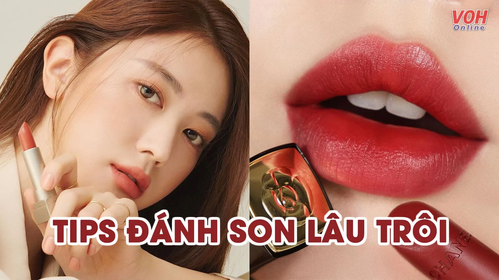 Cách đánh son lâu trôi, ăn uống ‘thả ga’ cũng chẳng sợ ‘bay màu’