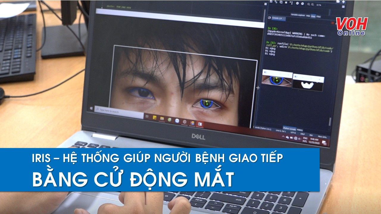 IRIS - Hệ thống giúp người bệnh giao tiếp bằng cử động mắt