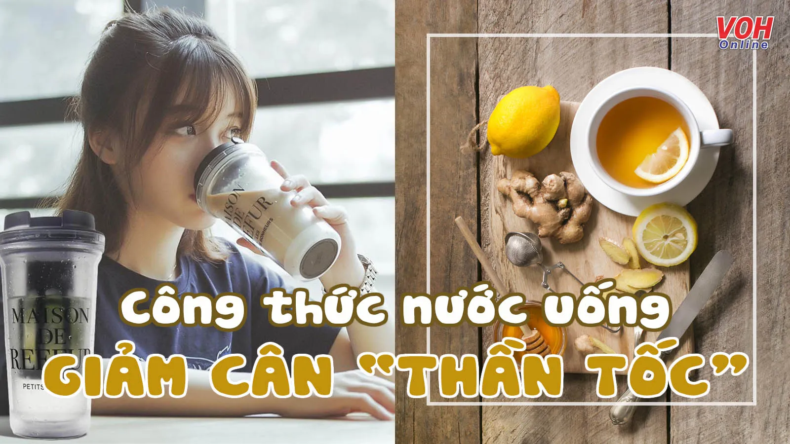 Khám phá công thức nước uống giảm cân của sao Hoa – Hàn