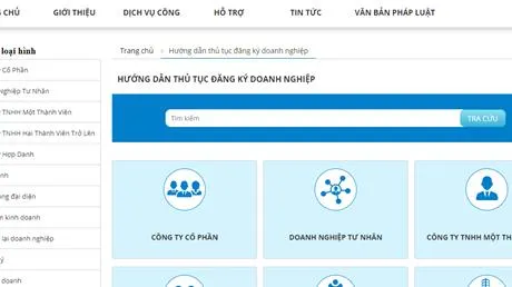 Quy định đăng ký doanh nghiệp qua mạng thông tin điện tử