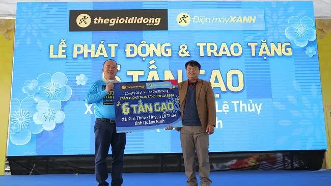 Thế Giới Di Động khởi động chương trình Tết sẻ chia: trao tặng 1.000 tấn gạo khắp Việt Nam