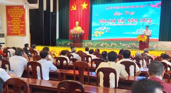Bộ Tư lệnh Vùng Cảnh sát biển 3 họp mặt báo chí đầu năm 2021