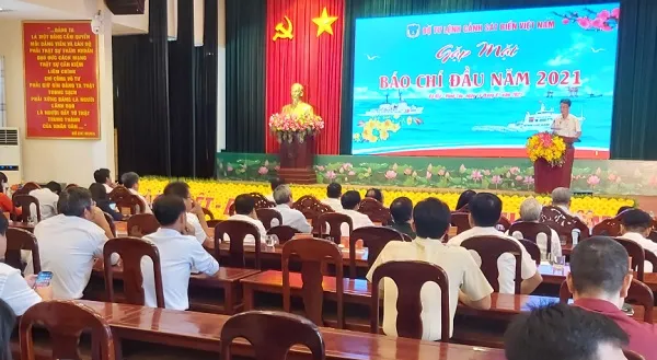 Bộ Tư lệnh Vùng Cảnh sát biển 3 họp mặt báo chí đầu năm 2021
