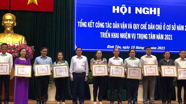 Để phong trào thi đua “Dân vận khéo” có sức lan tỏa trên địa bàn quận Bình Tân