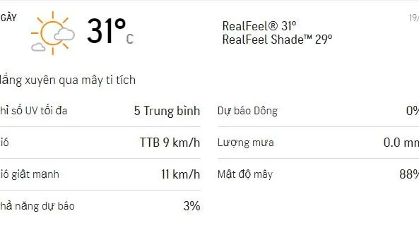 Dự báo thời tiết TPHCM 3 ngày tới (19-21/1/2021): Trời mát không mưa