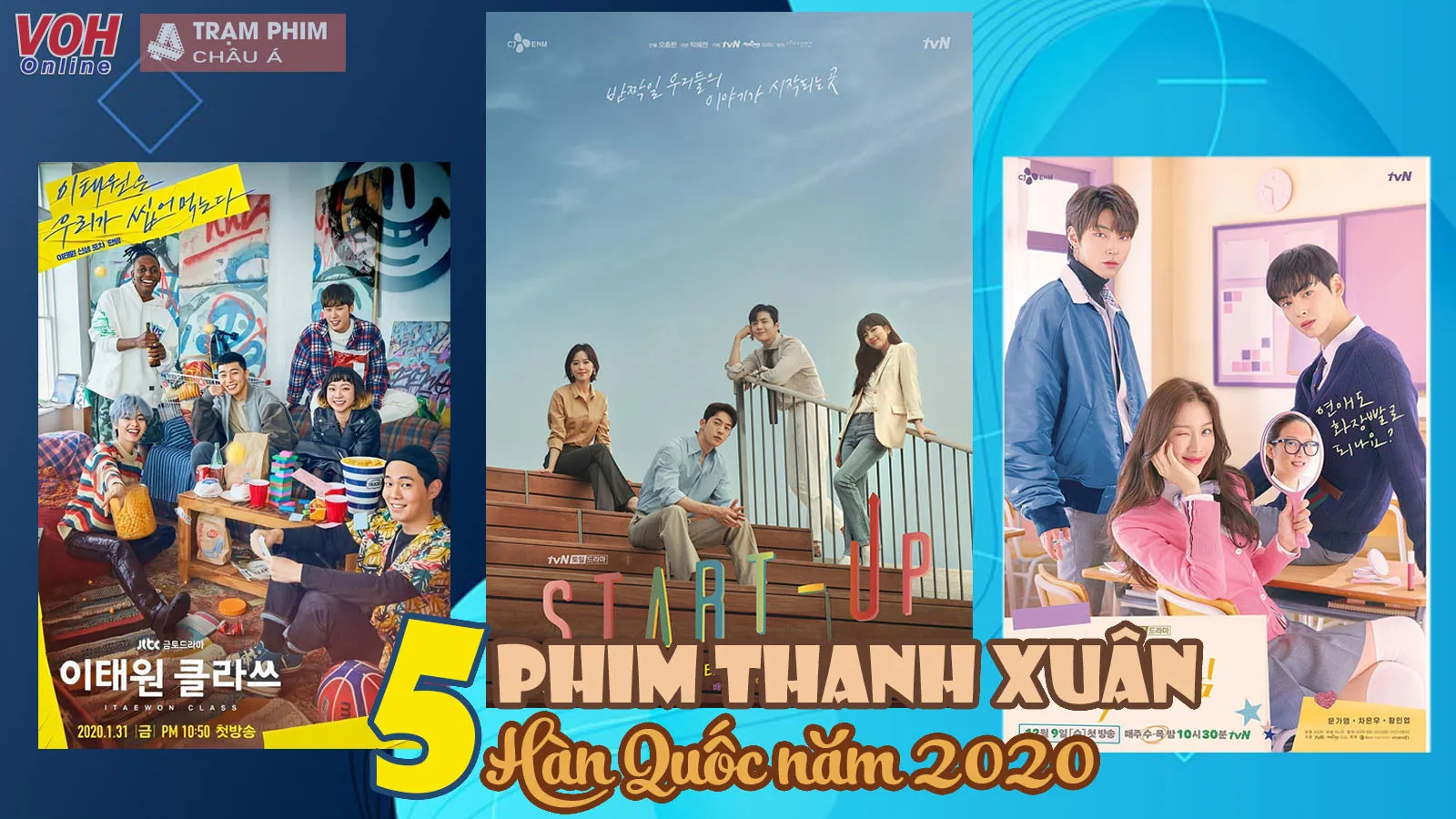 6 phim thanh xuân Hàn Quốc 2020 tiếp thêm sức mạnh cho người xem