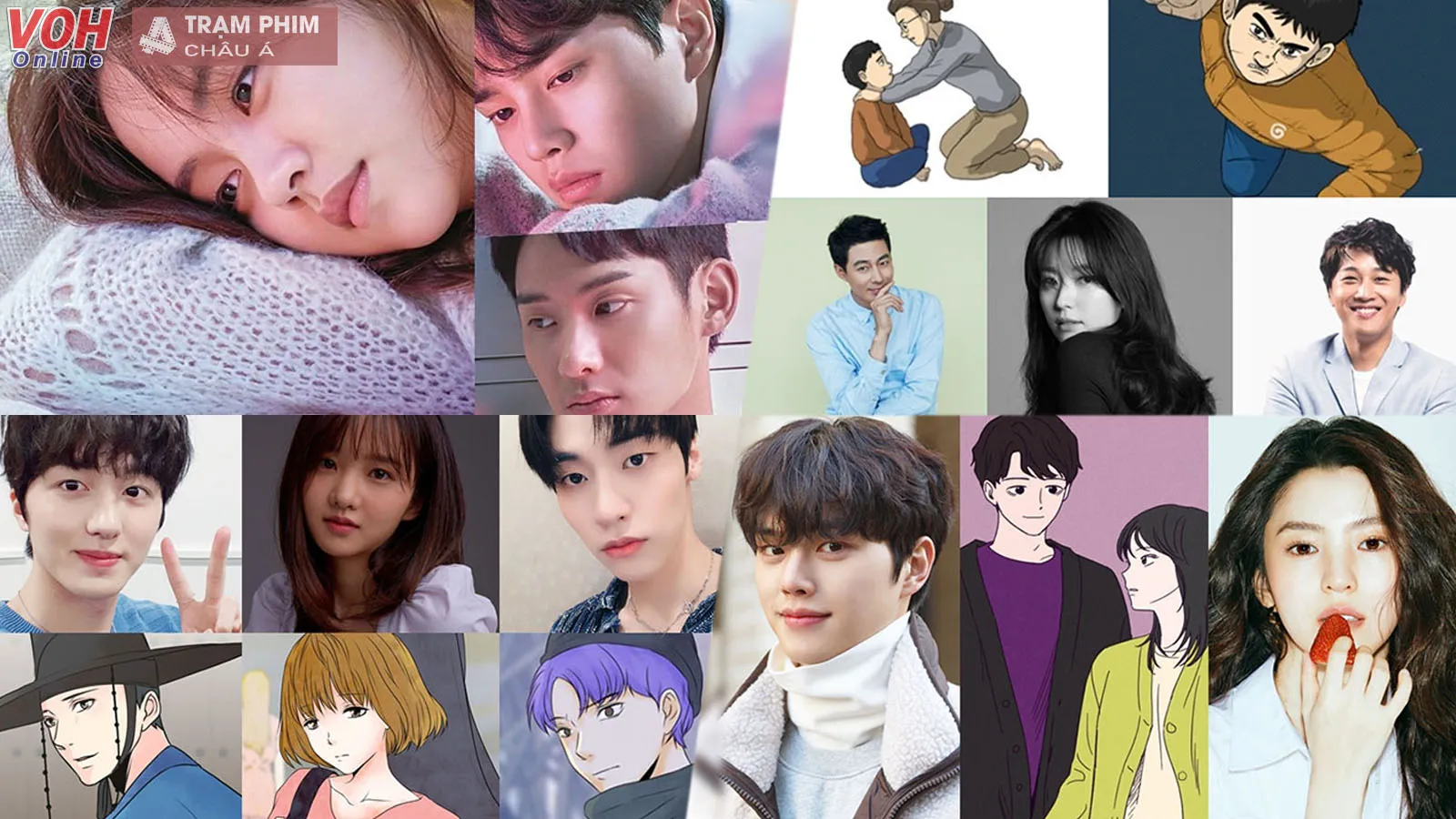 10 phim truyền hình Hàn Quốc chuyển thể từ webtoon ra mắt vào năm 2021