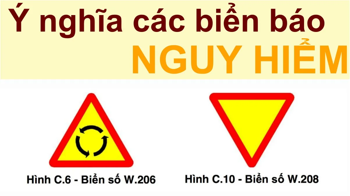 83 biển báo nguy hiểm cần phải ghi nhớ