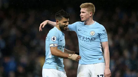 Man City mất 2 sao khủng trên hàng công