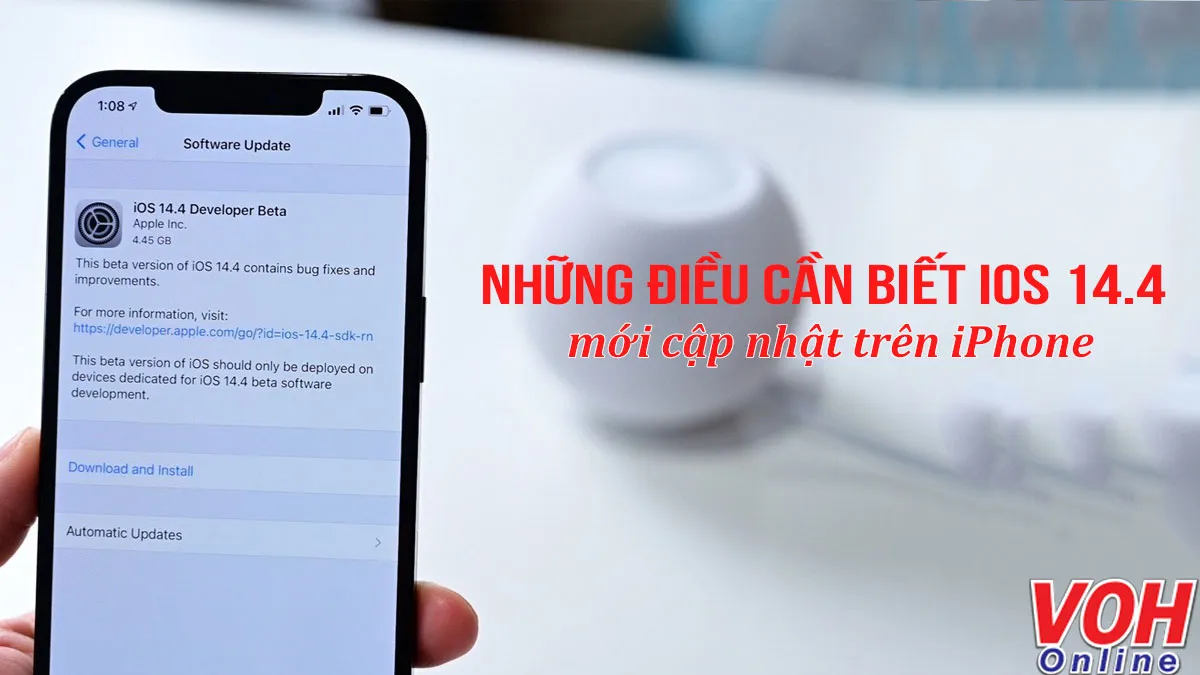 Những điều cần biết về bản cập nhật iOS 14.4 mới trên iPhone