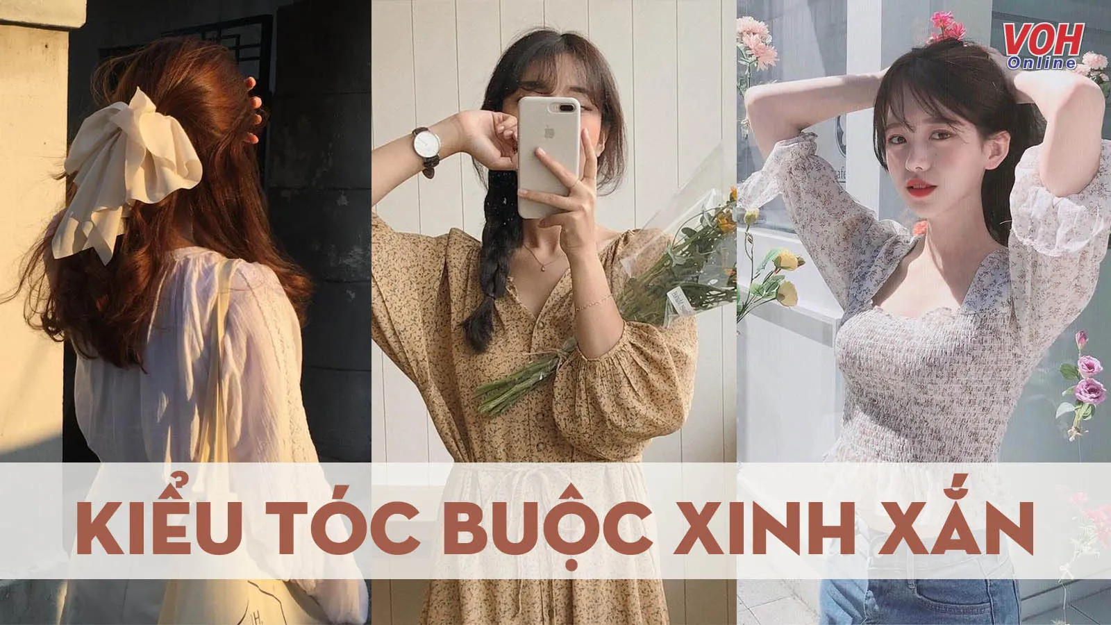 5 kiểu tóc buộc đơn giản nhưng siêu xinh xắn cho ngày Tết