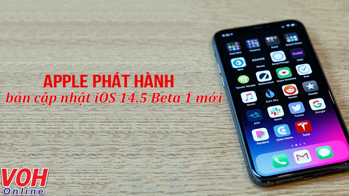 Apple phát hành iOS 14.5 Beta 1, có thể mở khóa iPhone khi đeo khẩu trang