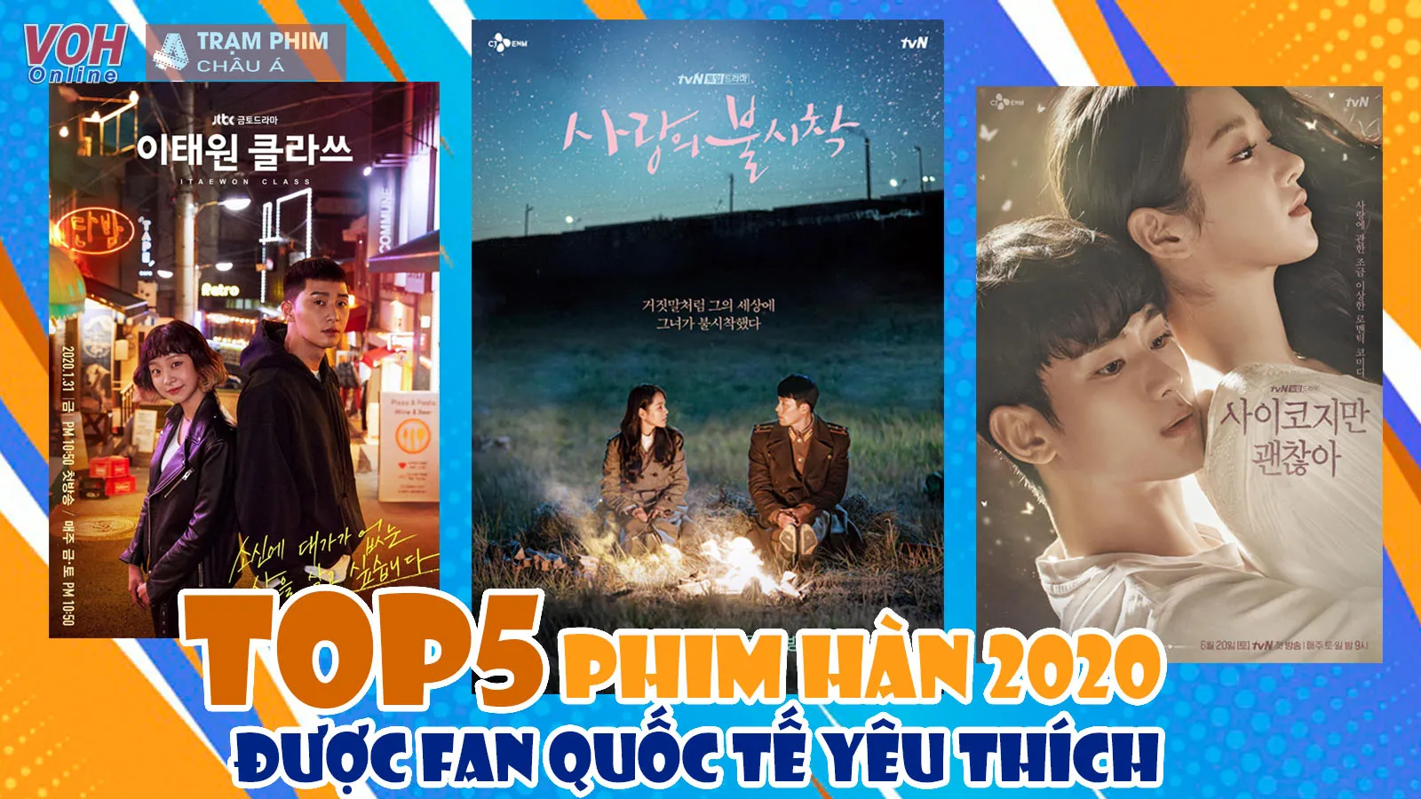 Top 5 phim Hàn Quốc được fan nước ngoài yêu thích nhất năm 2020