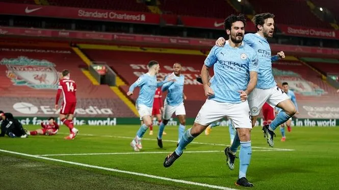 Man City khiến Liverpool vỡ mộng bảo vệ chức vô địch NHA