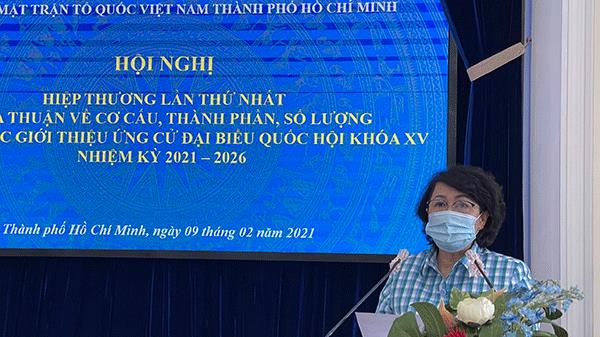 TPHCM thống nhất giới thiệu 45 đại biểu ứng cử đại biểu Quốc hội khóa XV