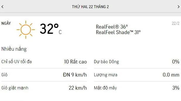 Dự báo thời tiết TPHCM hôm nay 22/2 và ngày mai 23/2: Ngày nắng gắt - Lượng UV ở mức tối đa