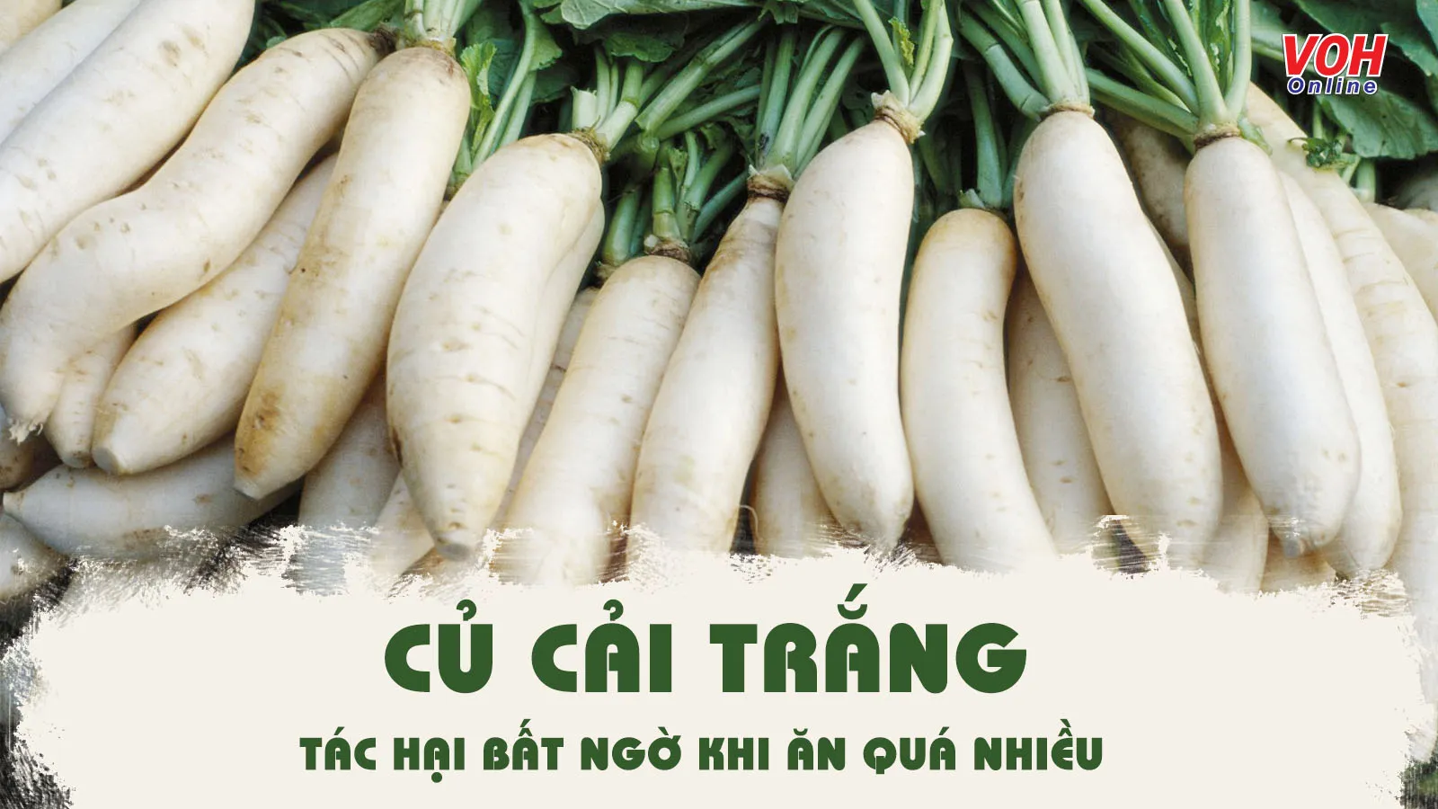 Tác hại của củ cải trắng có thể bạn chưa biết