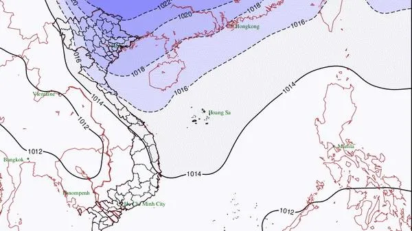 Dự báo thời tiết 3 ngày tới (đêm 25-28/2/2021): Bắc bộ và Bắc Trung bộ chuyển rét