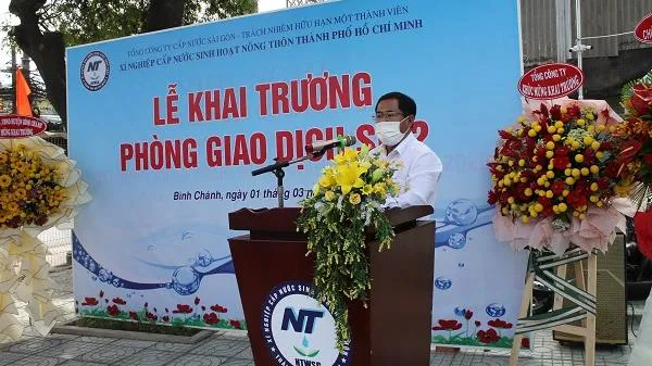 TPHCM có thêm phòng giao dịch phục vụ cấp nước cho bà con nông thôn