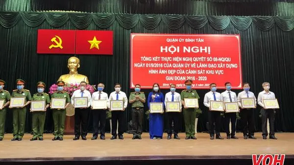 Quận Bình Tân xây dựng hình ảnh đẹp của Cảnh sát khu vực