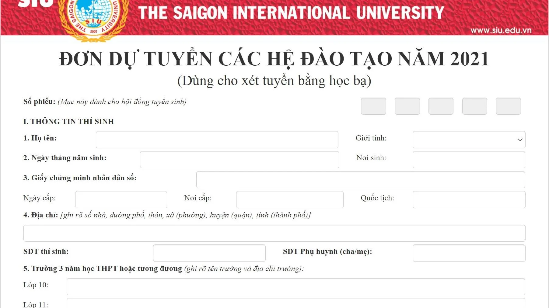 Tuyển sinh 2021: Danh sách các trường đại học nhận hồ sơ xét tuyển học bạ trực tuyến