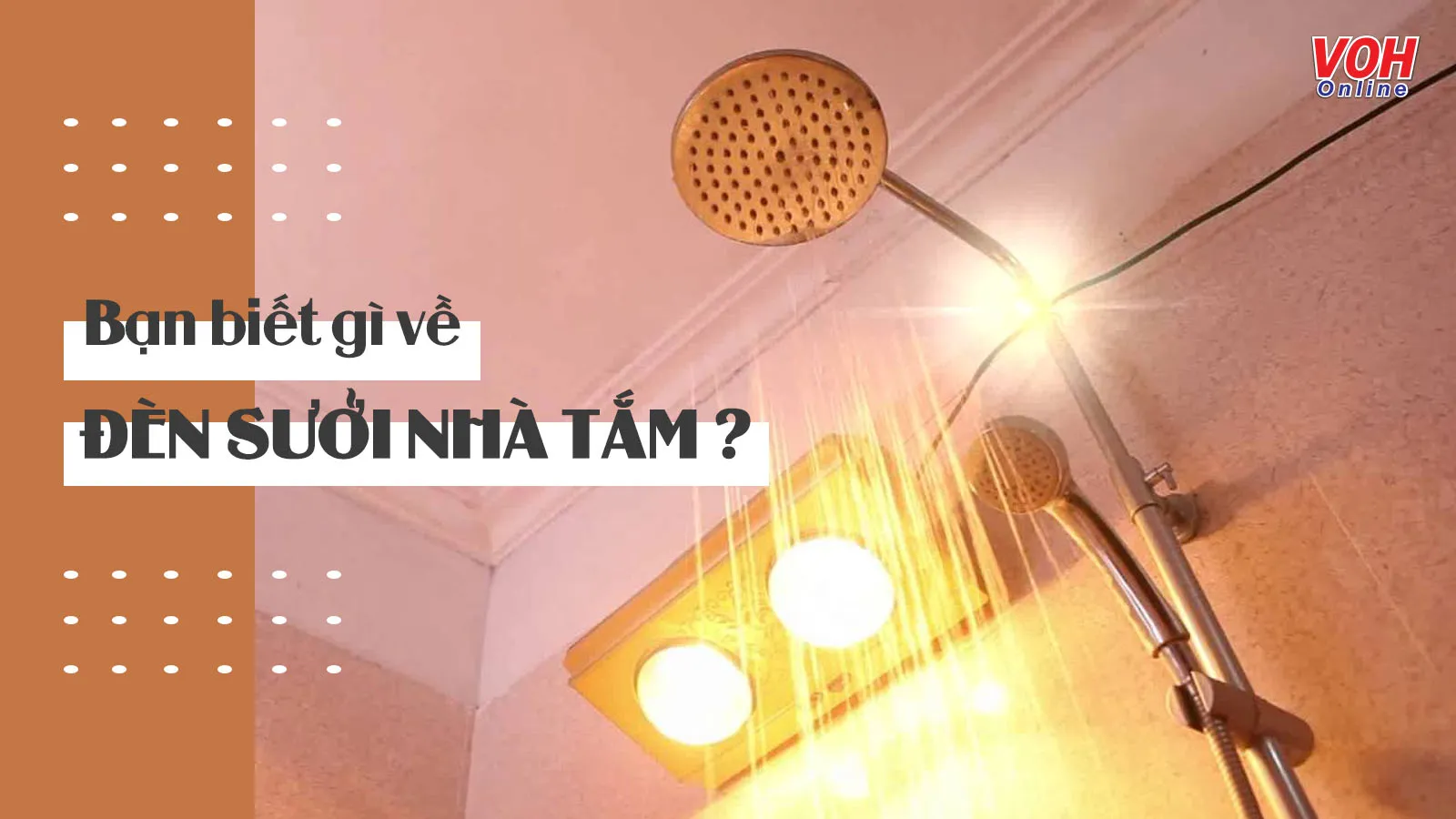 Đèn sưởi nhà tắm là gì? Gợi ý 5 mẫu đèn sưởi đáng mua nhất
