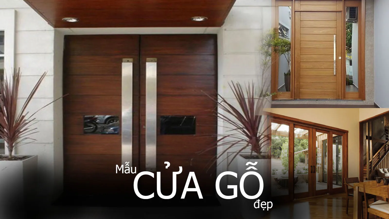 Top mẫu cửa gỗ đẹp ‘vạn người mê’