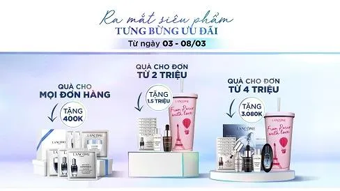 Những ưu đãi hấp dẫn nhất từ các thương hiệu làm đẹp danh tiếng nhân ngày Quốc tế phụ Nữ 8/3