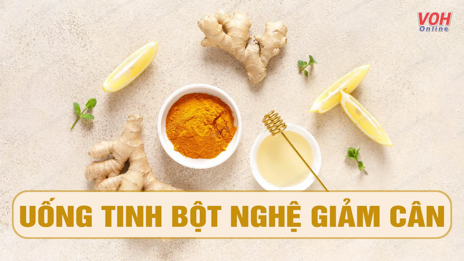 7 cách uống tinh bột nghệ giảm cân để có eo thon, dáng ‘chuẩn’