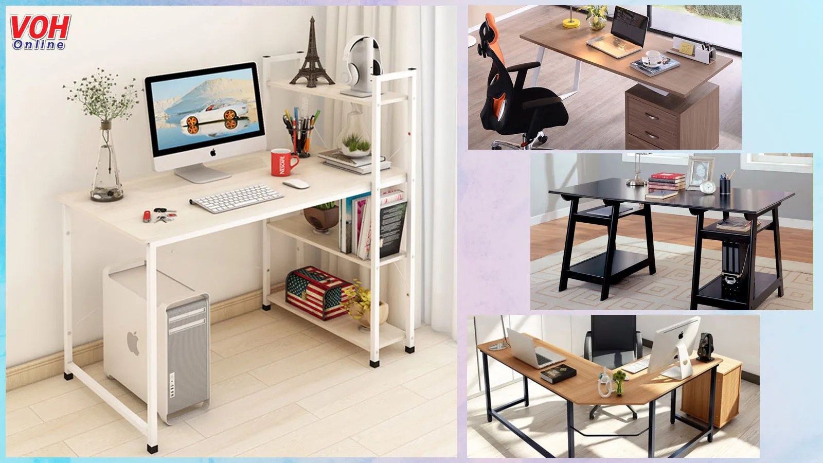 Top các mẫu bàn làm việc tại nhà đẹp theo xu hướng mới