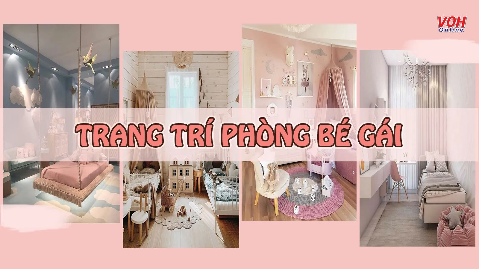 Mách ba mẹ bí kíp trang trí phòng bé gái xinh xắn và tiết kiệm