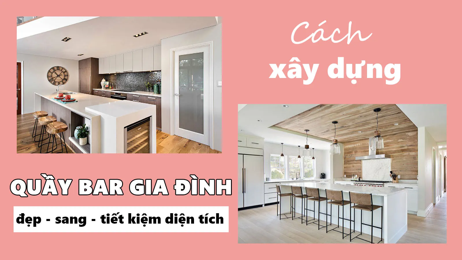 Những ý tưởng độc đáo cho quầy bar gia đình