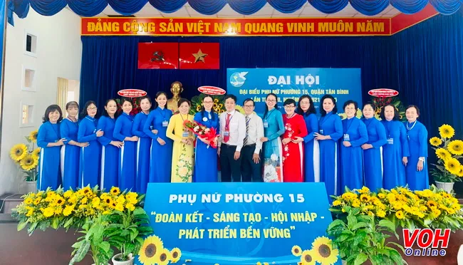 Hội Liên hiệp Phụ nữ Phường 15, quận Tân Bình tổ chức Đại hội đại biểu Phụ nữ điểm