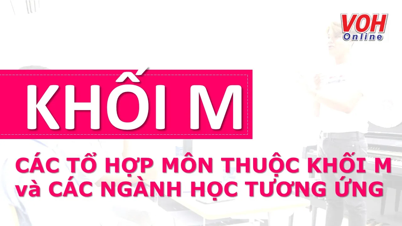 Khối M, tổ hợp môn thuộc khối M và các ngành học tương ứng