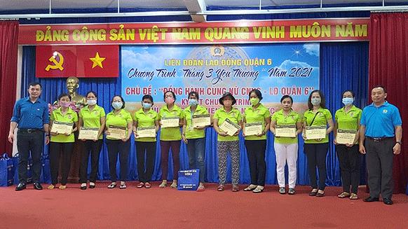 Tháng 3 yêu thương cho công nhân viên chức - lao động Quận 6