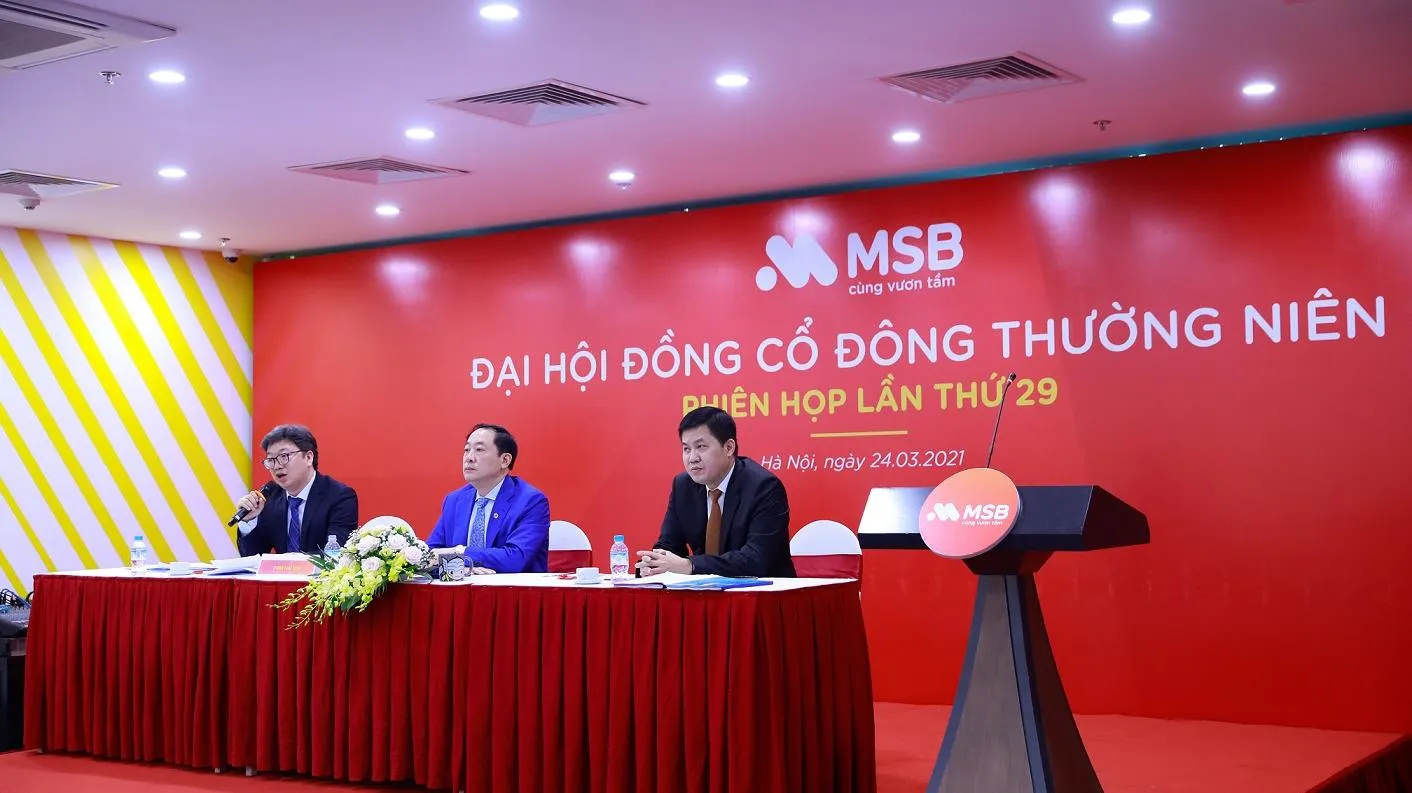 MSB đặt mục tiêu lợi nhuận năm 2021 tăng 30%