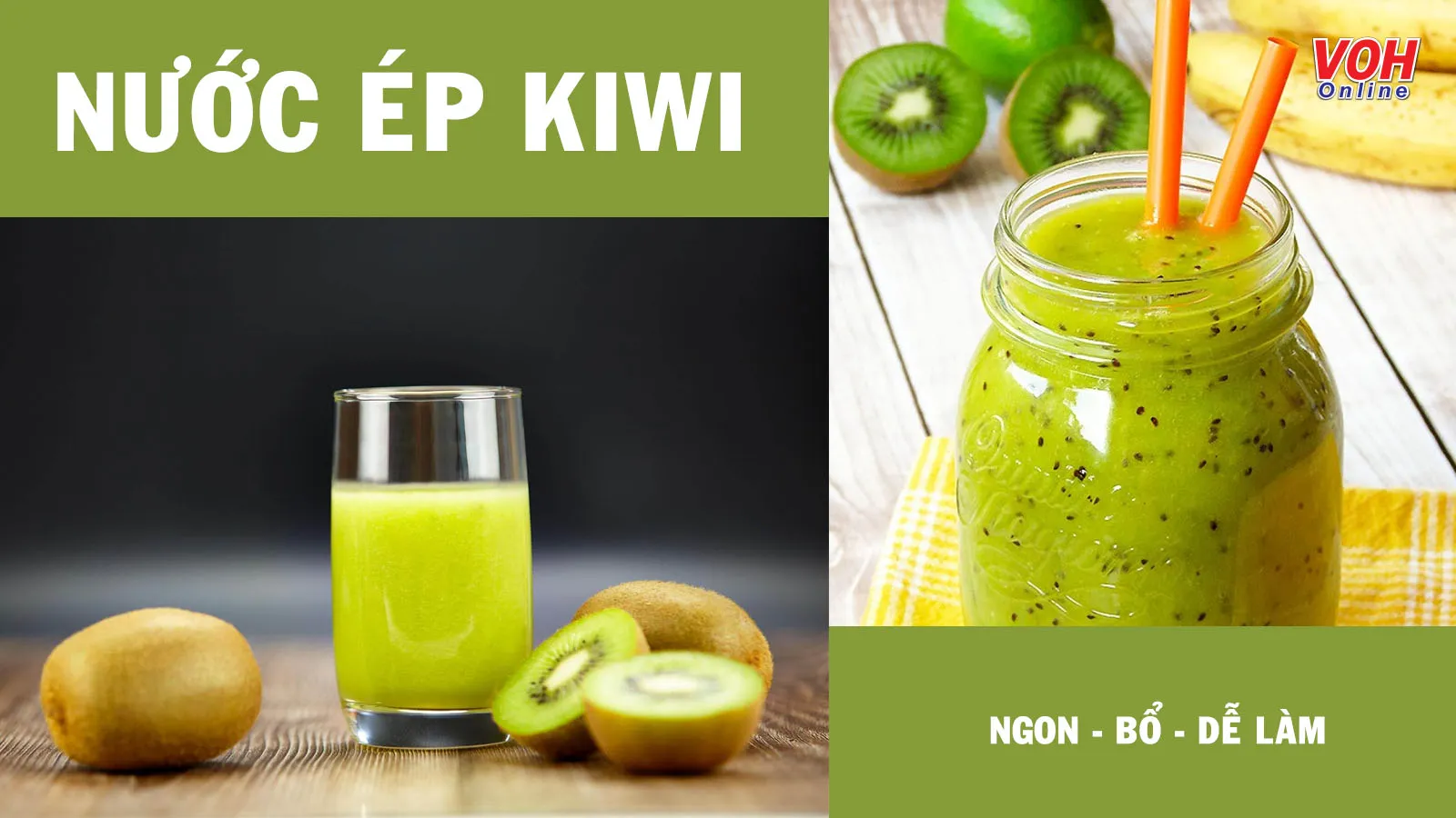 10 lợi ích của nước ép kiwi và cách làm đơn giản