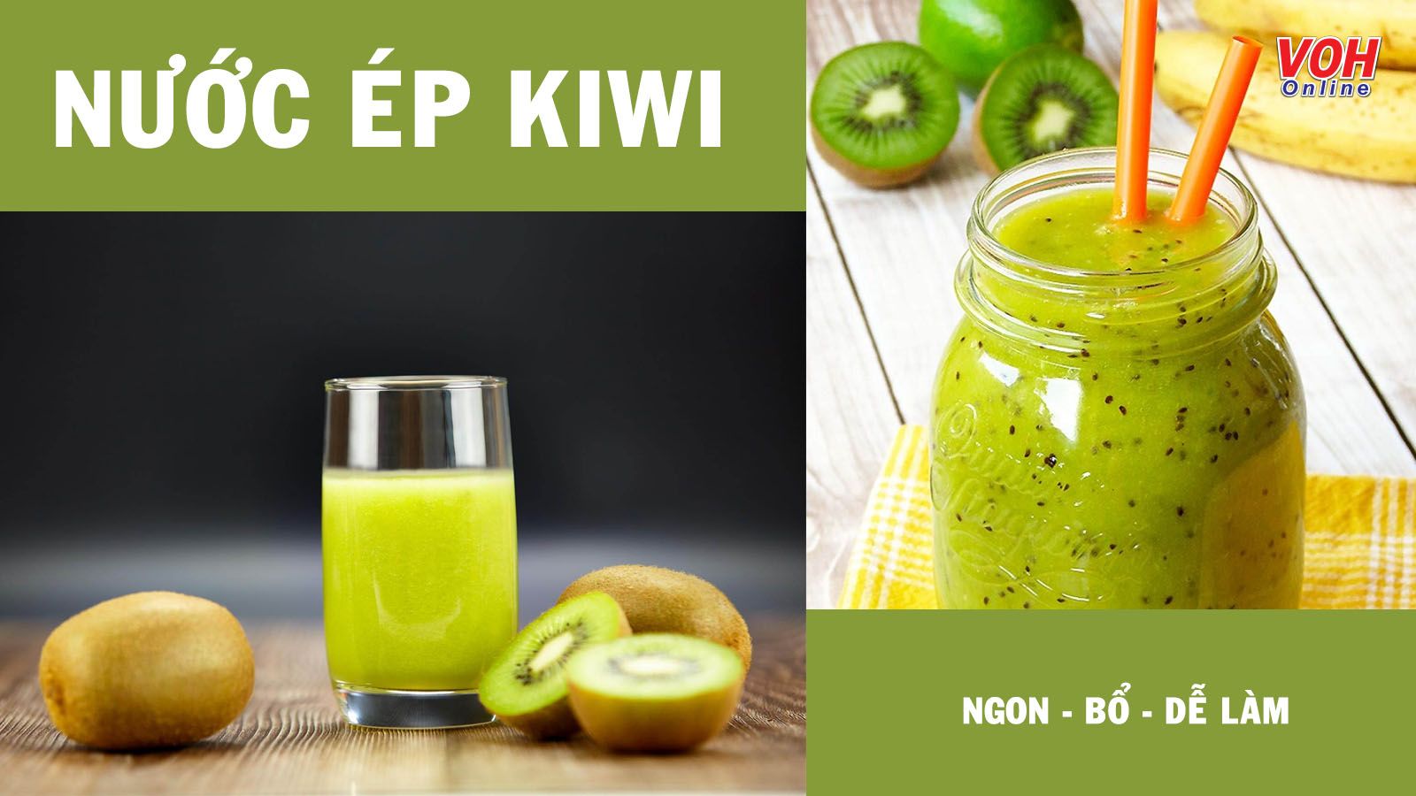 10 lợi ích của nước ép kiwi và cách làm đơn giản