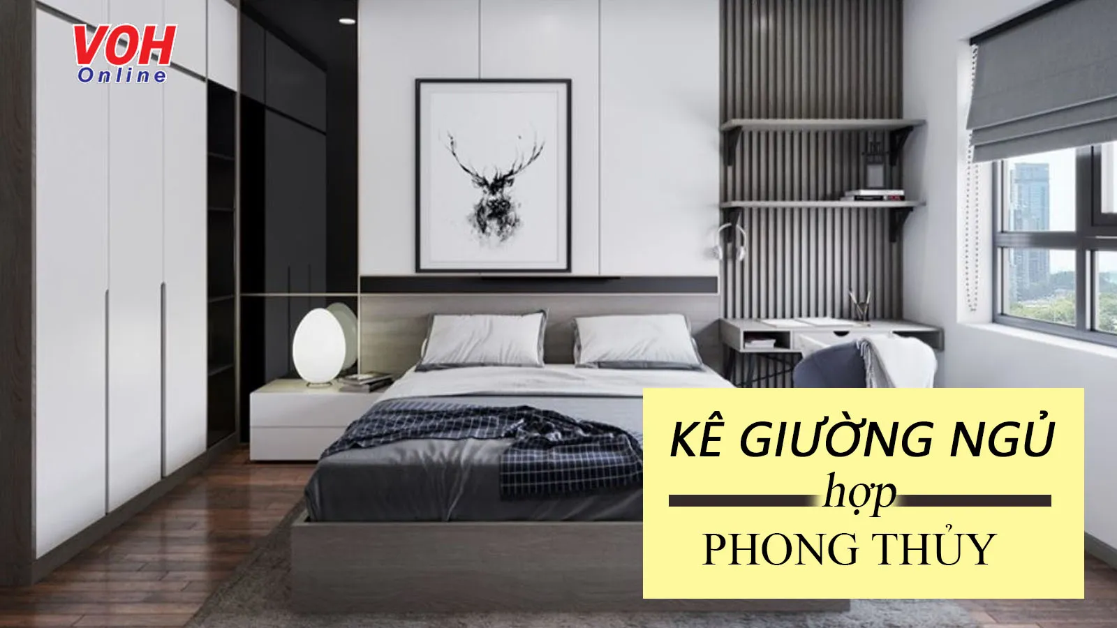 Bí quyết kê giường ngủ hợp phong thủy