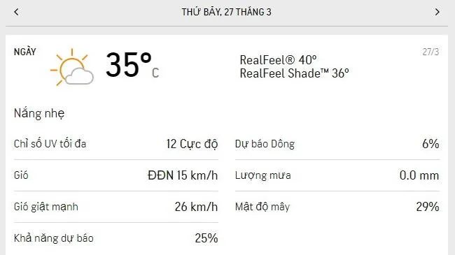 Dự báo thời tiết TPHCM hôm nay 27/3 và ngày mai 28/3/2021: Nắng gắt, lượng tia UV rất nguy hại